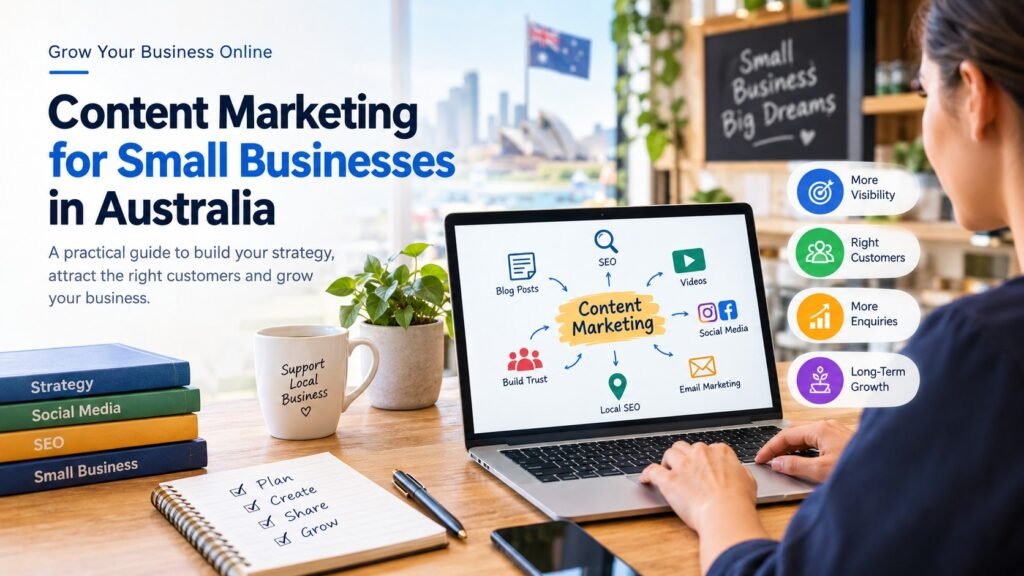 Content marketing strategy for small businesses in Australia