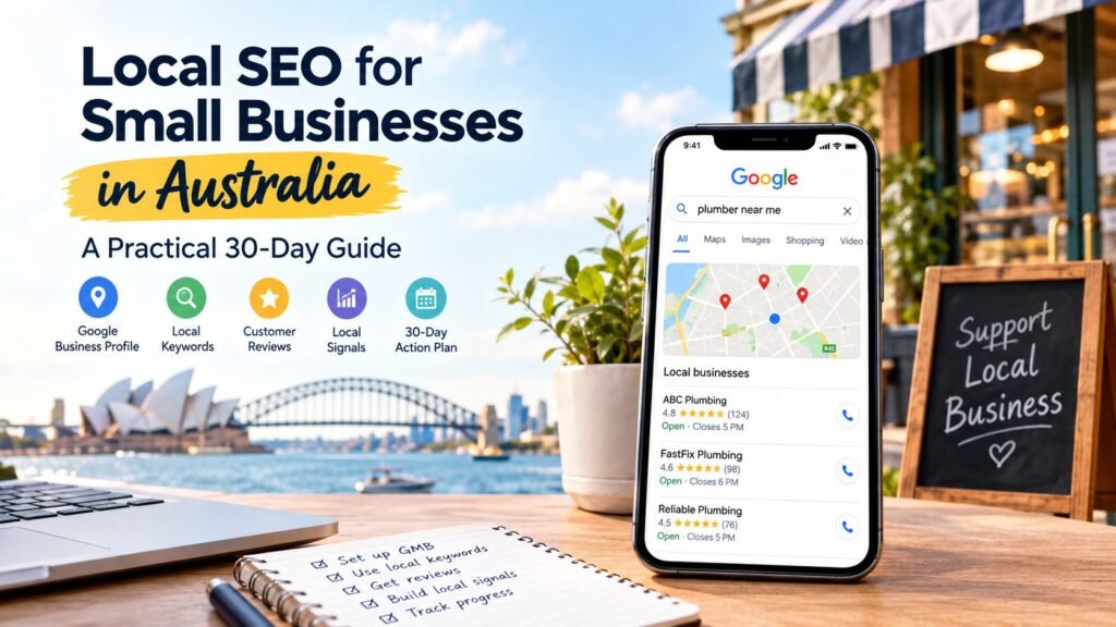 Local SEO for small businesses in Australia 30-day guide